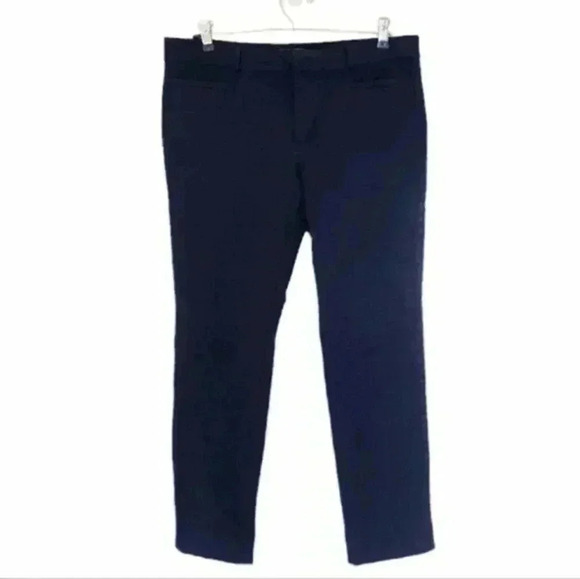 Banana Republic Sloan Pant Slim Ankle  Maritime Blue Trousers Women's size 8 - Picture 2 of 13